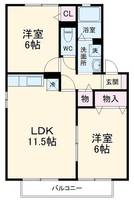 物件の間取り画像