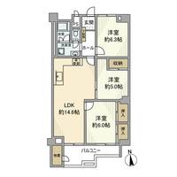 京王北野マンションD棟の間取り