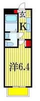 千葉県船橋市前原西2(アパート)の賃貸物件の間取り