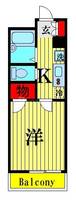 埼玉県さいたま市大宮区宮町4(アパート)の賃貸物件の間取り