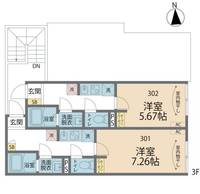 東京都北区志茂1(アパート)の賃貸物件の間取り