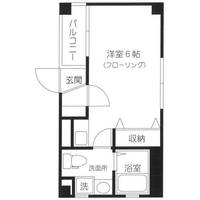 東京都江東区亀戸5(マンション)の賃貸物件の間取り