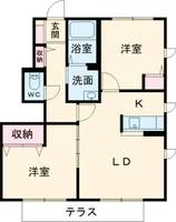 パルテール・加古川Cの間取り