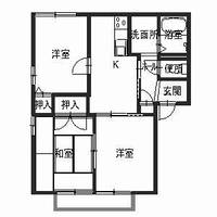 ソレイユ岡崎Dの間取り