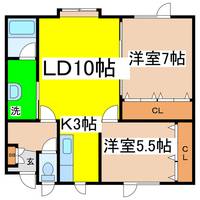 物件の間取り画像