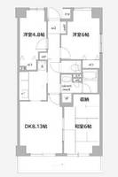 神奈川県横浜市青葉区市ケ尾町(マンション)の賃貸物件の間取り