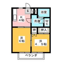メゾニティーTAKA Aの間取り