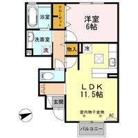 アゼリア四谷の間取り