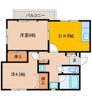 セントラルハイツ(中央2丁目)の間取り