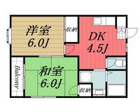 千葉県千葉市中央区神明町(マンション)の賃貸物件の間取り