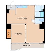 熊本県熊本市東区新南部3(マンション)の賃貸物件の間取り