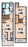 大阪府東大阪市稲田新町2(一戸建)の賃貸物件の間取り
