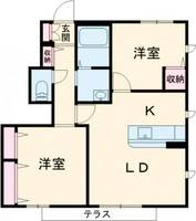 MAST COURT 加古川南 E棟の間取り