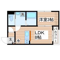 anyre長町Iの間取り