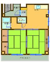 尾野(おの)マンションの間取り