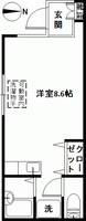 東京都中野区若宮3(マンション)の賃貸物件の間取り