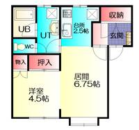 コーポ昴の間取り