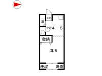 岡山県倉敷市二子(アパート)の賃貸物件の間取り