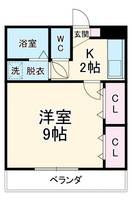 エスコート三陽の間取り