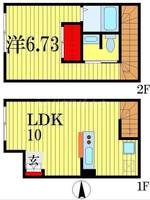 千葉県市川市下新宿(アパート)の賃貸物件の間取り
