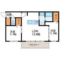 物件の間取り画像