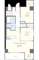 プラージュポインテ六ツ門の間取り