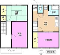 長野県長野市青木島町大塚(一戸建)の賃貸物件の間取り