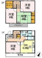 岡山県倉敷市東富井(一戸建)の賃貸物件の間取り