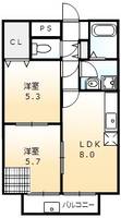 物件の間取り画像