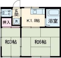 梶原荘の間取り