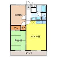 岐阜県岐阜市今嶺2(アパート)の賃貸物件の間取り