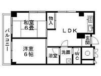 埼玉県三郷市早稲田2(マンション)の賃貸物件の間取り