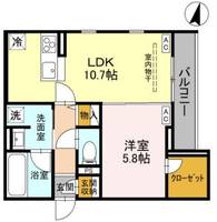Noble raffiner北浦和の間取り