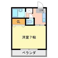 徳島県徳島市津田町1(マンション)の賃貸物件の間取り