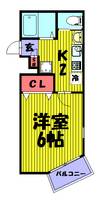 埼玉県草加市吉町3(アパート)の賃貸物件の間取り