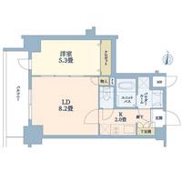 京都府京都市中京区藤本町(マンション)の賃貸物件の間取り