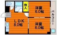 メゾンフルールIの間取り