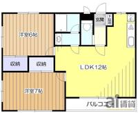 東京都東村山市栄町3(マンション)の賃貸物件の間取り