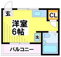 東京都世田谷区北烏山7(アパート)の賃貸物件の間取り