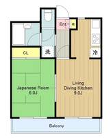 バードタウン3番館の間取り