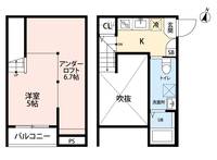 熊本市中央区琴平1丁目の間取り