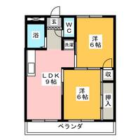 セリーヌ陽光の間取り
