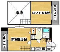 ピュアドーム21 博多の間取り
