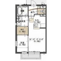 栃木県宇都宮市御幸本町(アパート)の賃貸物件の間取り