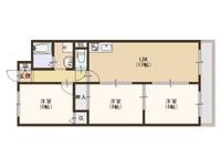 大阪府大阪市住之江区御崎4(マンション)の賃貸物件の間取り