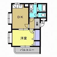栃木県宇都宮市石井町(マンション)の賃貸物件の間取り