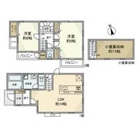 東京都小平市上水南町2(一戸建)の賃貸物件の間取り