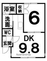 ハイツTOMOの間取り