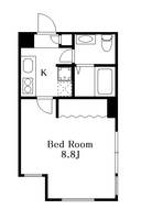 東京都中野区新井2(マンション)の賃貸物件の間取り