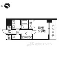 アスヴェル京都外大前の間取り